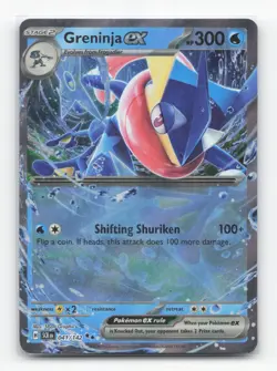Pokemon TCG - Greninja ex 41/142 Near Mint Double Rare Stellar Crown - Image 1