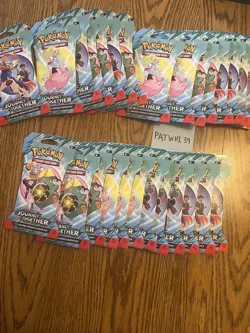 Pokemon-Journey Together Sleeved Booster Packs- LOT OF 27 SEALED IN HAND - Image 1