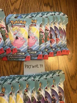 Pokemon-Journey Together Sleeved Booster Packs- LOT OF 27 SEALED IN HAND - Image 4