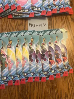 Pokemon-Journey Together Sleeved Booster Packs- LOT OF 27 SEALED IN HAND - Image 5