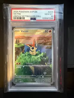 Victini #208 - Pokemon Unova Collection Black Star Promo - PSA 10 GEM MT - Image 1