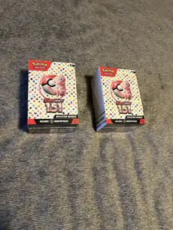 Pokemon Scarlet & Violet 2x 151 Booster Bundle Boxes 2023 English Sealed - Image 1