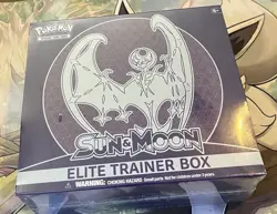 Pokemon TCG Sun And Moon Base Set Elite Trainer Box ETB Lunala Version Sealed - Image 1