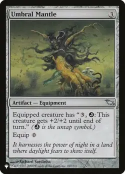 mtg magic umbral mantle the list MB mystery ENGLISH Manteau d'ombre 2 available - Image 1