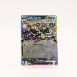 Umbreon ex - 060/131 Prismatic Evolutions Stamped Promo Pokemon - NM/MINT - Image 1