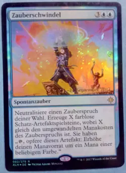FOIL Zauberschwindel / Spell Swindle - IXALAN PROMO - deutsch (n-mint) Rare - Image 1