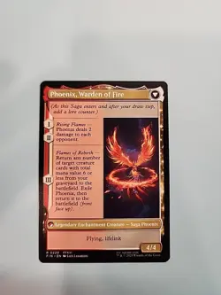MTG Magic The Gathering Final Fantasy TCG Phoenix Warden Of Fire 0229 - Image 3