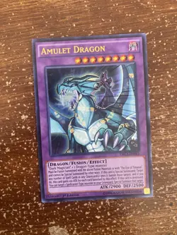Yugioh Amulet Dragon DRL3-EN043 Ultra Rare 1st Edition - Image 1