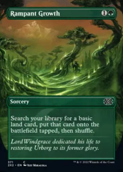 FOIL Rampant Growth (Borderless) - Double Masters 2022 (2X2) - Image 1