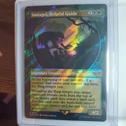 1x Smeagol, Helpful Guide - Showcase (Ring) (822) - Surge Foil NM-Mint, English - Image 1