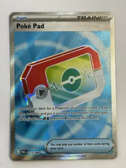 Poke Pad 113/088 Full Art Ultra Rare Mega Evolution: Perfect Order Pokemon TCG - Image 1