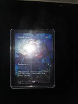 Rhystic Study (Anime Borderless) (Confetti Foil) Wilds of Eldraine: WOT - Image 4
