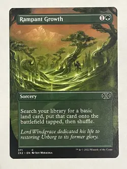 Rampant Growth NM Borderless Double Masters MTG - Image 1