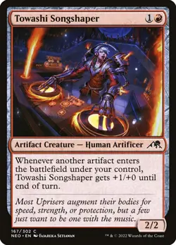 MTG Magic the Gathering Towashi Songshaper (167/604) Kamigawa Neon Dynasty NM - Image 3