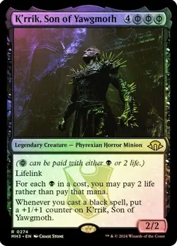 K'rrik, Son of Yawgmoth FOIL - 0274 - Rare - Modern Horizons 3 MH3 MTG - Image 1