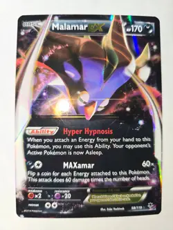 Malamar EX 58/119 Holo Rare EX Phantom Forces Pokemon NM - Image 1