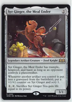 Magic the Gathering Wilds of Eldraine Syr Ginger, the Meal Ender No F Rare #252 - Image 1