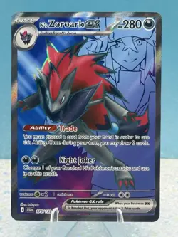 Pokemon TCG Journey Together N’s Zoroark Ex 175/159 Full Art Rare - Image 1