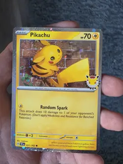 Pokemon Pikachu 051 /162 2026 Pokemon Day Stamped Promo TCG NM - Image 1