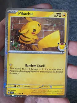 Pokemon Pikachu 051 /162 2026 Pokemon Day Stamped Promo TCG NM - Image 2