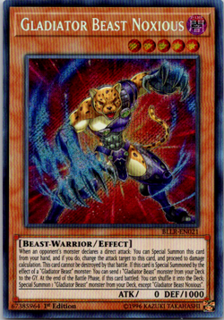 BLLR-EN021 Gladiator Beast Noxious - 1st Edition - Secret Rare - Image 1