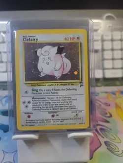 Clefairy 6/130 Pokemon TCG Base Set 2 Holo Rare WOTC Vintage - Image 1
