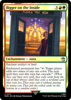 MTG Bigger on the Inside 115 Foil Doctor Who - Image 1