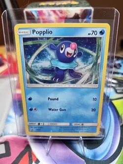 Popplio SM24 Sun & Moon SM Black Star Promo Holo Pokemon TCG Card - Image 1