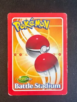 Squirlte 2000 ThinkChip Battle Stadium Pokemon Card Non Holo Rare - DMG - Image 4