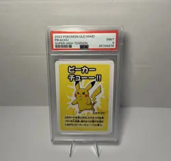 PSA 9 Pikachu Old Maid Super High Tension Japanese Pokemon Center Promo Card - Image 1