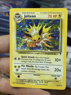 Jolteon 14/110 Legendary Collection 2002 Holo Rare WOTC Pokemon Card TCG - Image 3