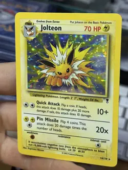 Jolteon 14/110 Legendary Collection 2002 Holo Rare WOTC Pokemon Card TCG - Image 4