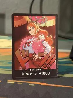 Nami DON !! Card EB03 Foil Japanese One Piece Heroines Edition NM - Image 1