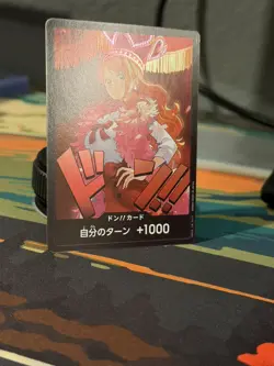 Nami DON !! Card EB03 Foil Japanese One Piece Heroines Edition NM - Image 2