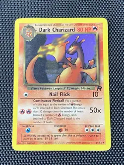 Dark Charizard Team Rocket 21/82 Non-Holo Card MP/LP - Image 1