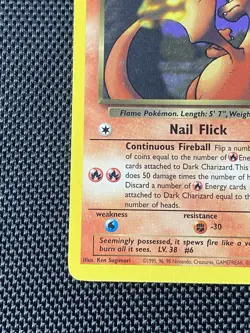 Dark Charizard Team Rocket 21/82 Non-Holo Card MP/LP - Image 5