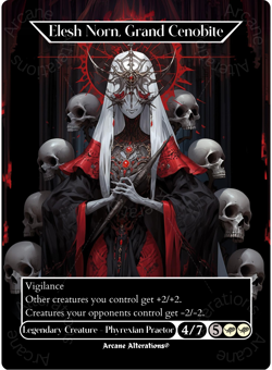 Elesh Norn, Grand Cenobite - Full Art Altered Art Custom Cards - Image 1