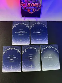 Solo Leveling Mapniverse SR COMPLETE SET 11 CARD LOT Sung Jinwoo Cha Hai-in Igri - Image 3