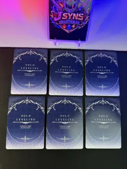 Solo Leveling Mapniverse SR COMPLETE SET 11 CARD LOT Sung Jinwoo Cha Hai-in Igri - Image 5
