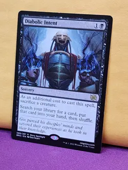 1x Diabolic Intent, LP (see photos), Brothers' War (BRO), Magic Gathering, MtG - Image 2