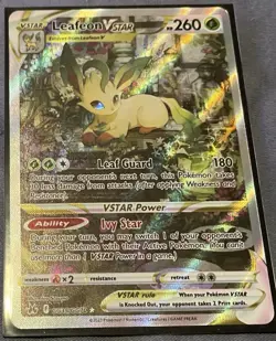 Leafeon VSTAR GG35/GG70 Ultra Rare Holo Card Crown Zenith: Galarian Gallery - Image 2