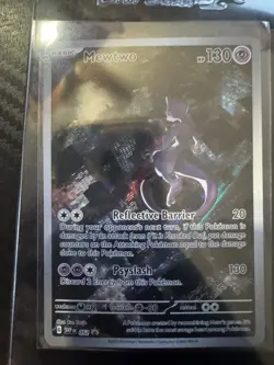 2023 SEALED Mewtwo Holo Black Star Promo Card SVP052 52 TCG CCG Pokemon Full Art - Image 1