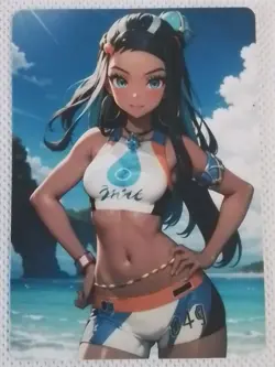 Nessa Pokemon Anime Doujin Waifu Card AGC CCG - Image 1