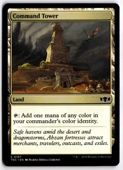 Command Tower NM TDC Commander: Tarkir: Dragonstorm MTG - Image 1