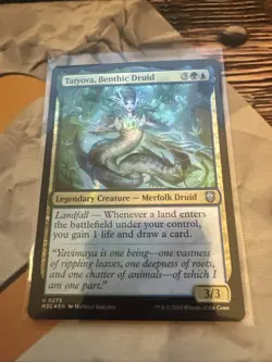 1x Tatyova, Benthic Druid, Ripple Foil, Modern Horizons 3 Commander, MTG NM - Image 1