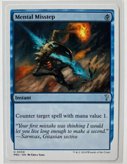 Mental Misstep (White Border) Mystery Booster 2 Regular - Image 1