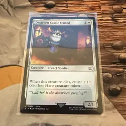 MTG Dwarven Castle Guard Final Fantasy Foil #0018 - Image 2