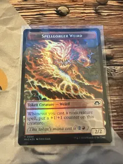 Eldrazi Spawn Spellgorger Weird Double Sided Token (foil) - MTG MH3 - Image 2