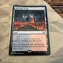 MTG Blazemire Verge Duskmourn: House of Horror Regular #0256 - Image 1