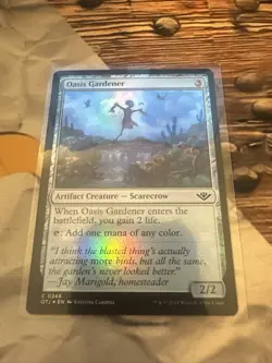 x1 Oasis Gardener OTJ MTG 246 FOIL COMMON M/NM 1x - Image 1